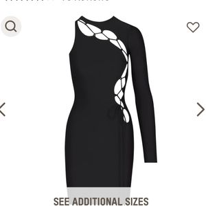 Skims sold out Lace up mini dress